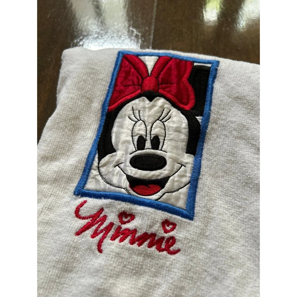 Disney Minnie Mouse & Daisy Duck Embroidered Childs towel set Vintage